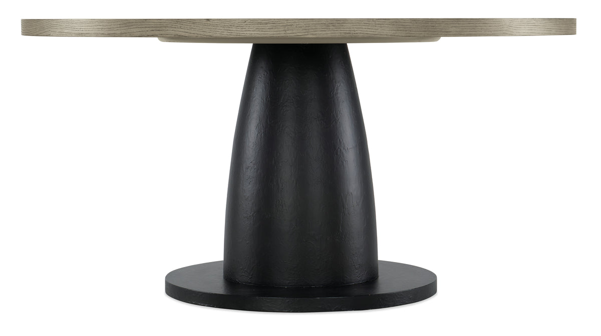 a black and wooden table
