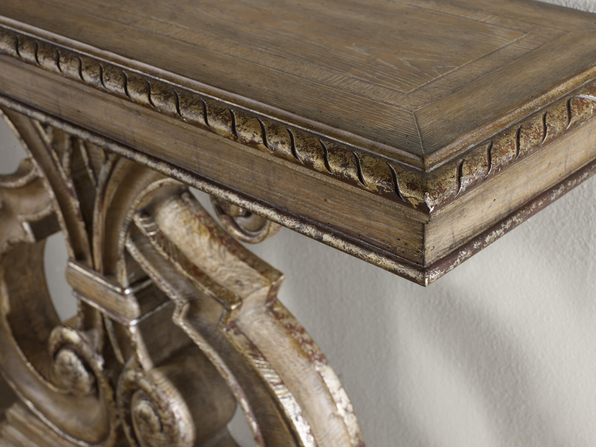 a close up of a table