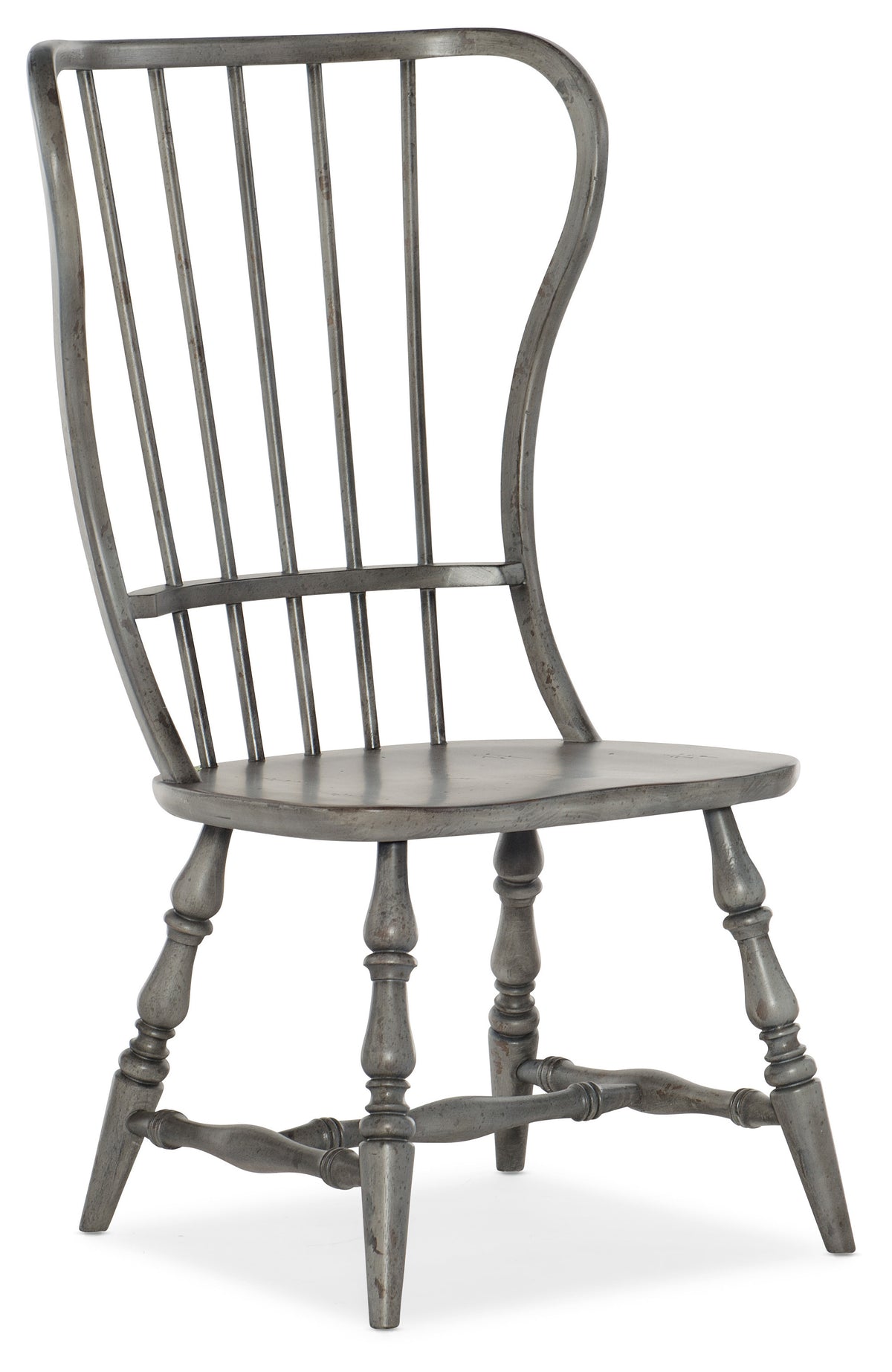 a grey chair with a white background