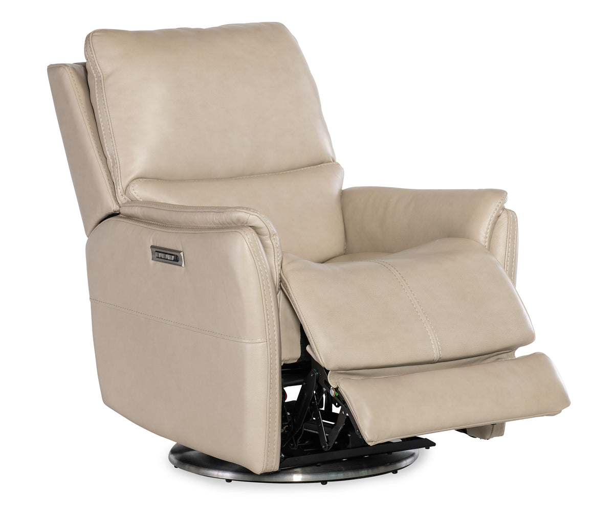 a white recliner with a white background