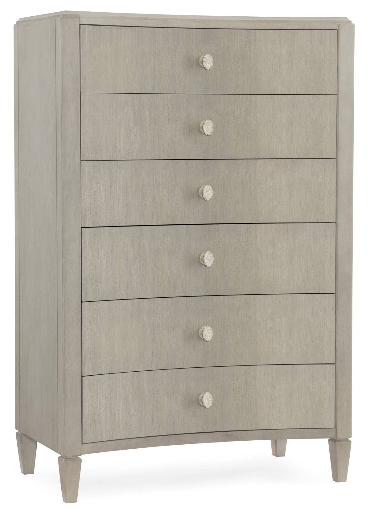 a white chest of drawers