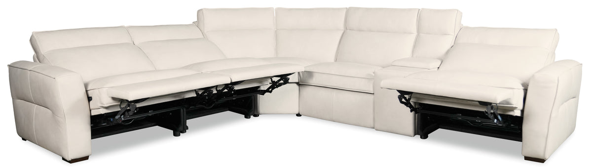 Vann Six-Piece Power Sectional - Hooker Furniture (HRF-3253)