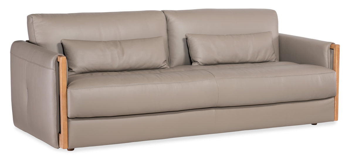 a couch with pillows on it