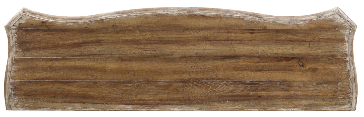 a wood board with a white border