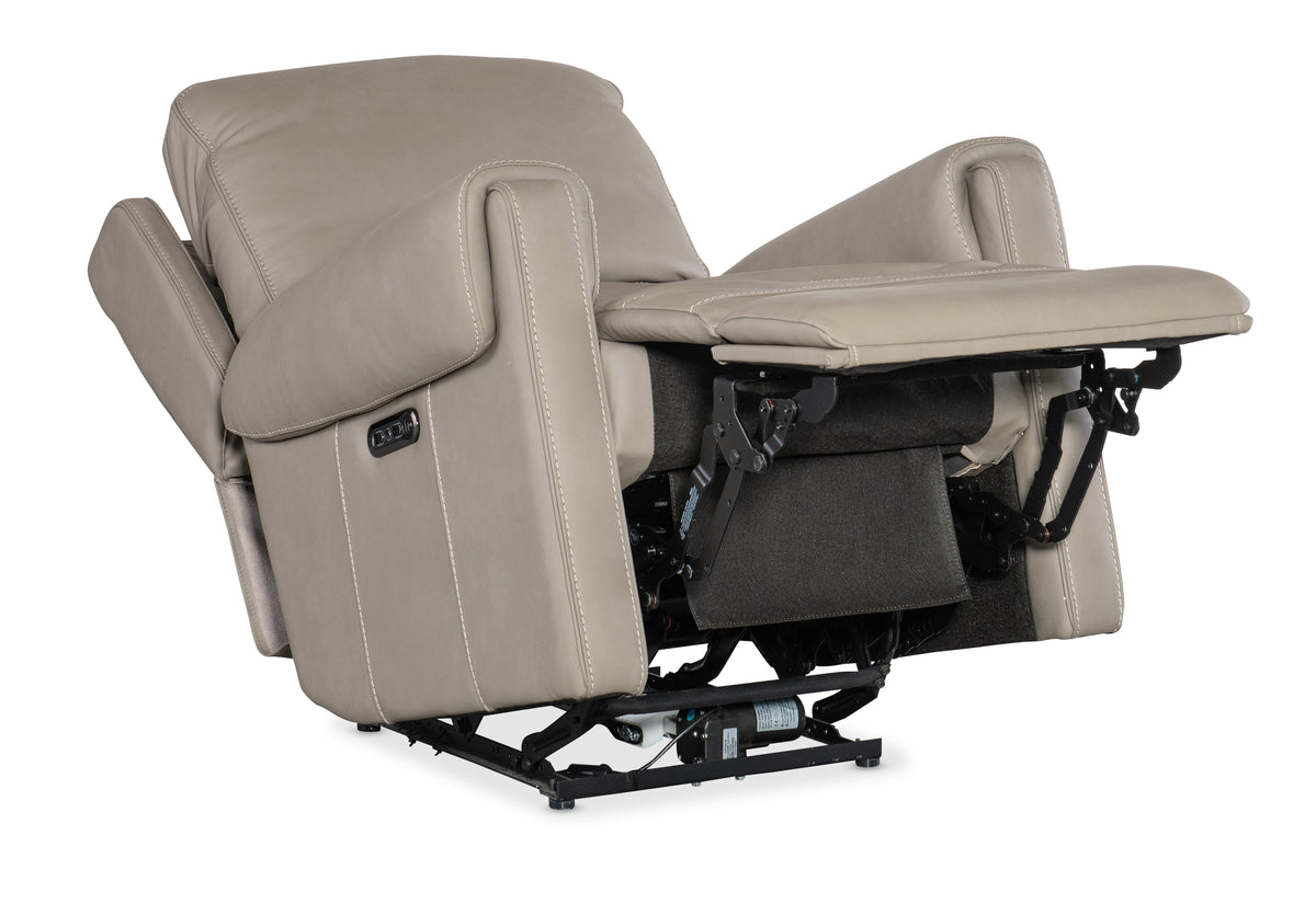 a recliner with a lift arm