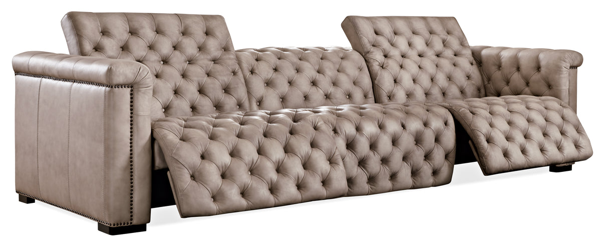a couch with buttons on it
