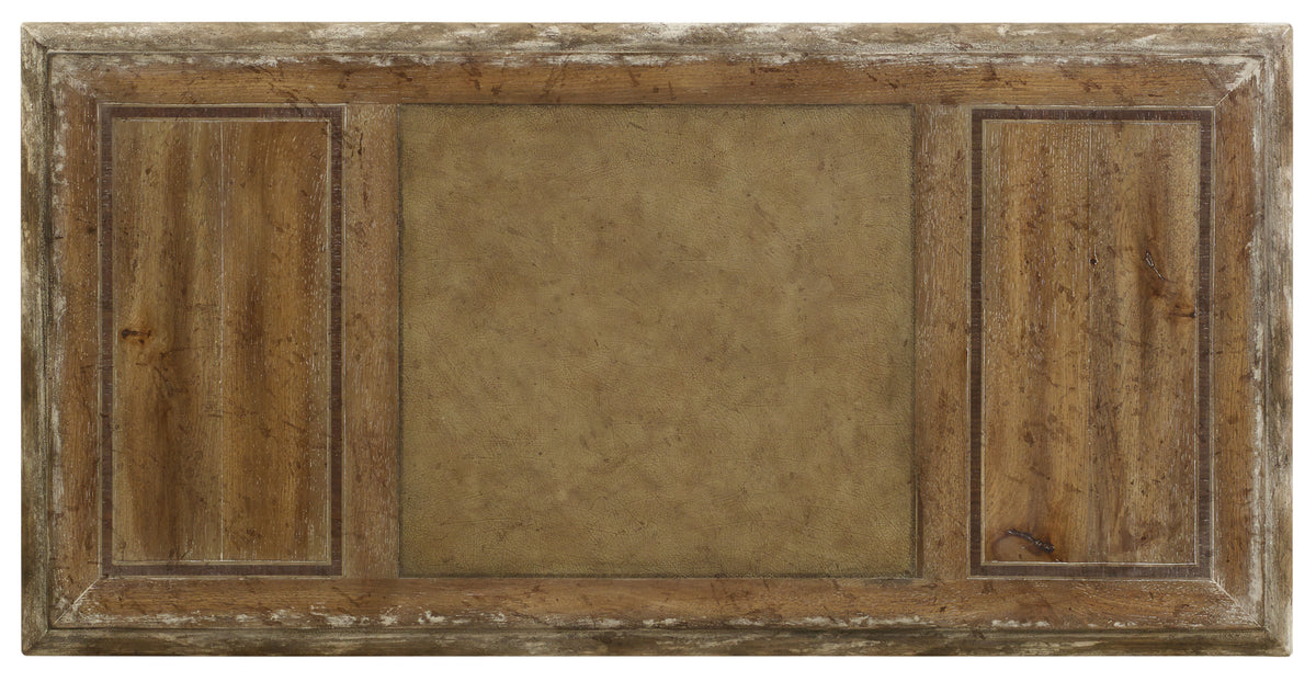 a wooden frame with a brown surface