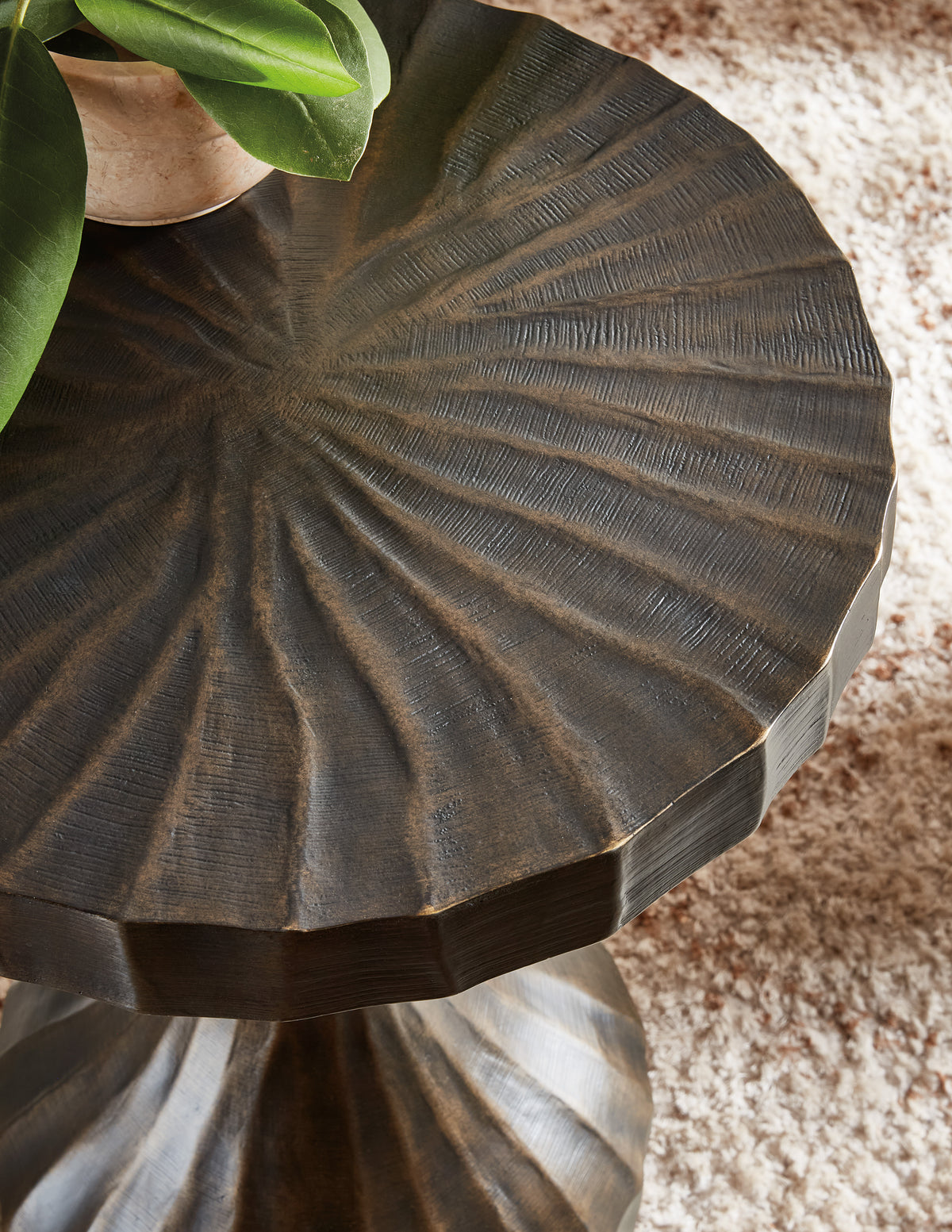 a close up of a table