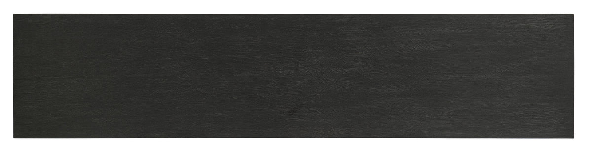 a black rectangular object with a white background