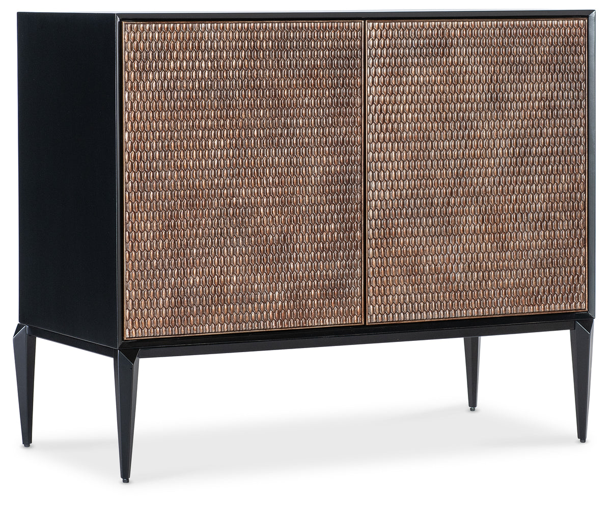 a black and brown cabinet