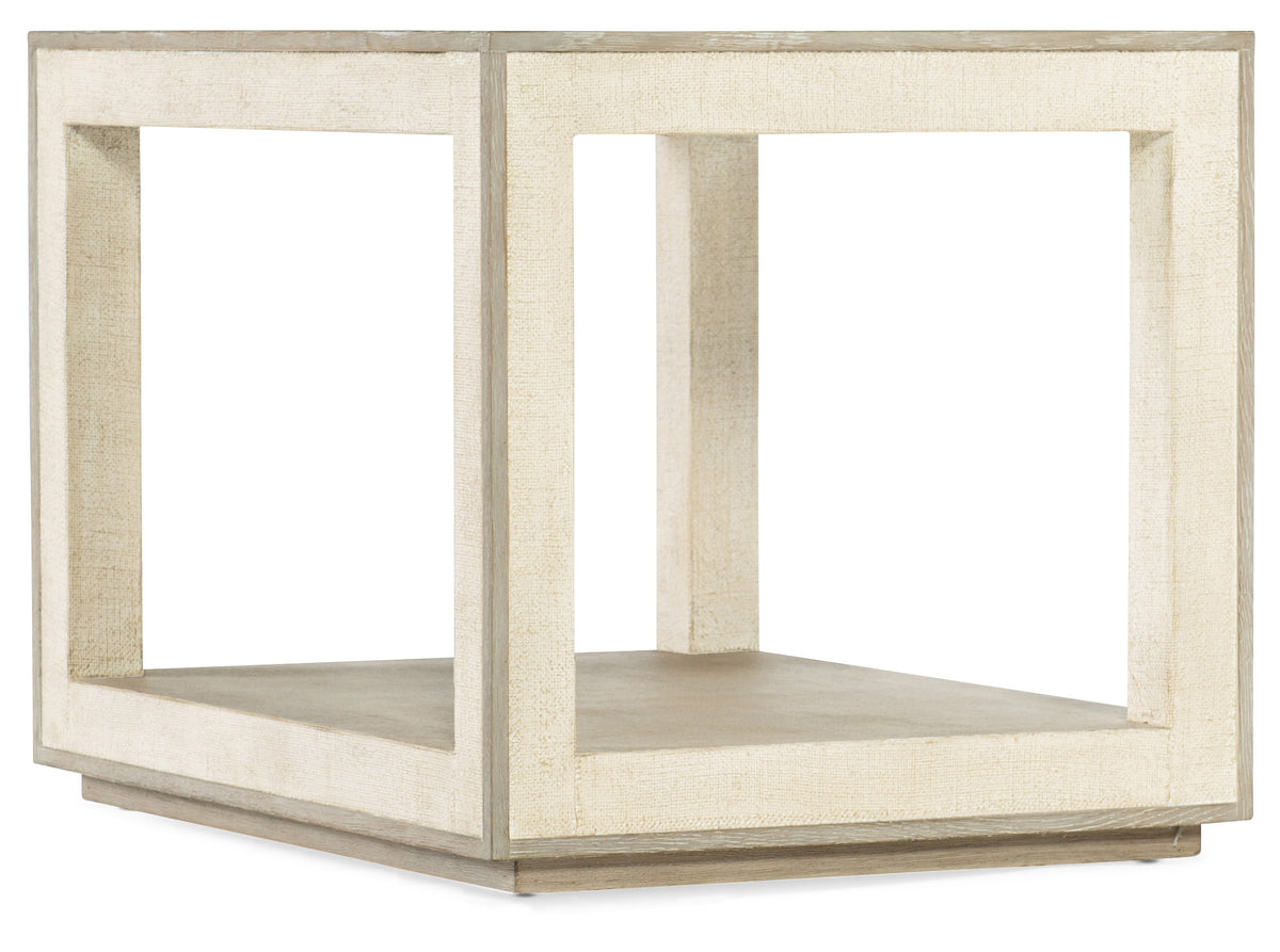 a white and wood table