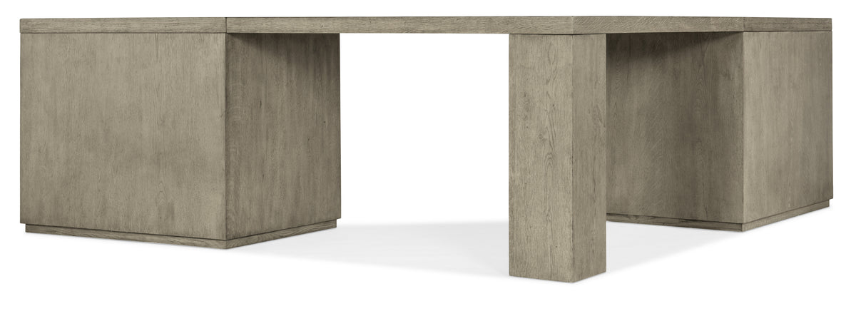 a wooden table with a white background