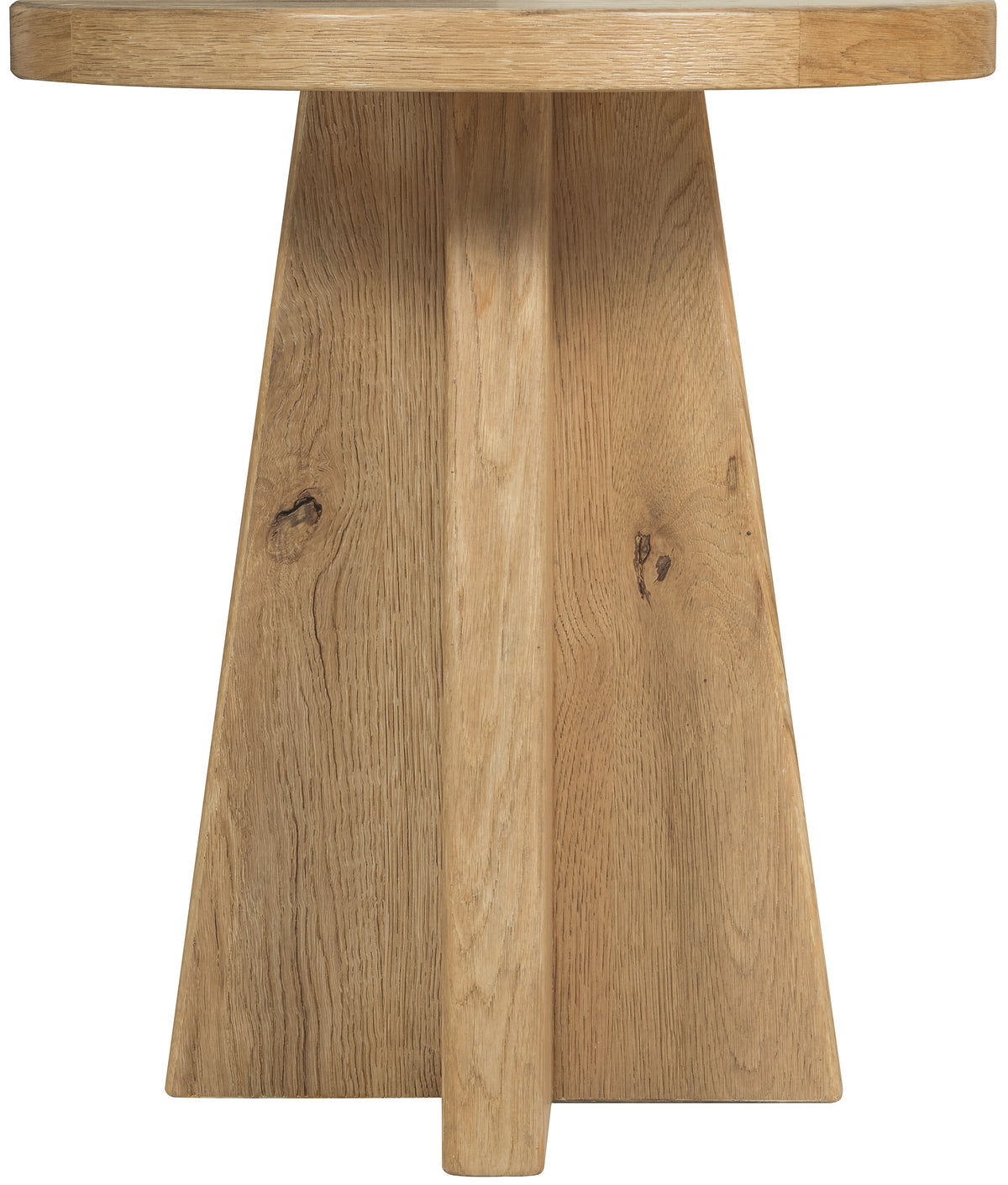a wooden table with a square top