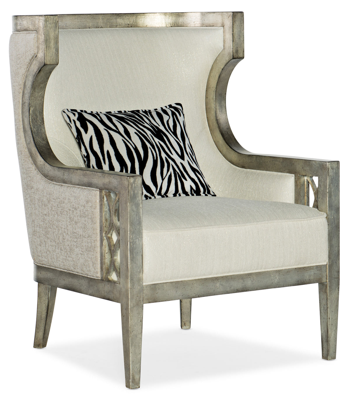 a white and black chair