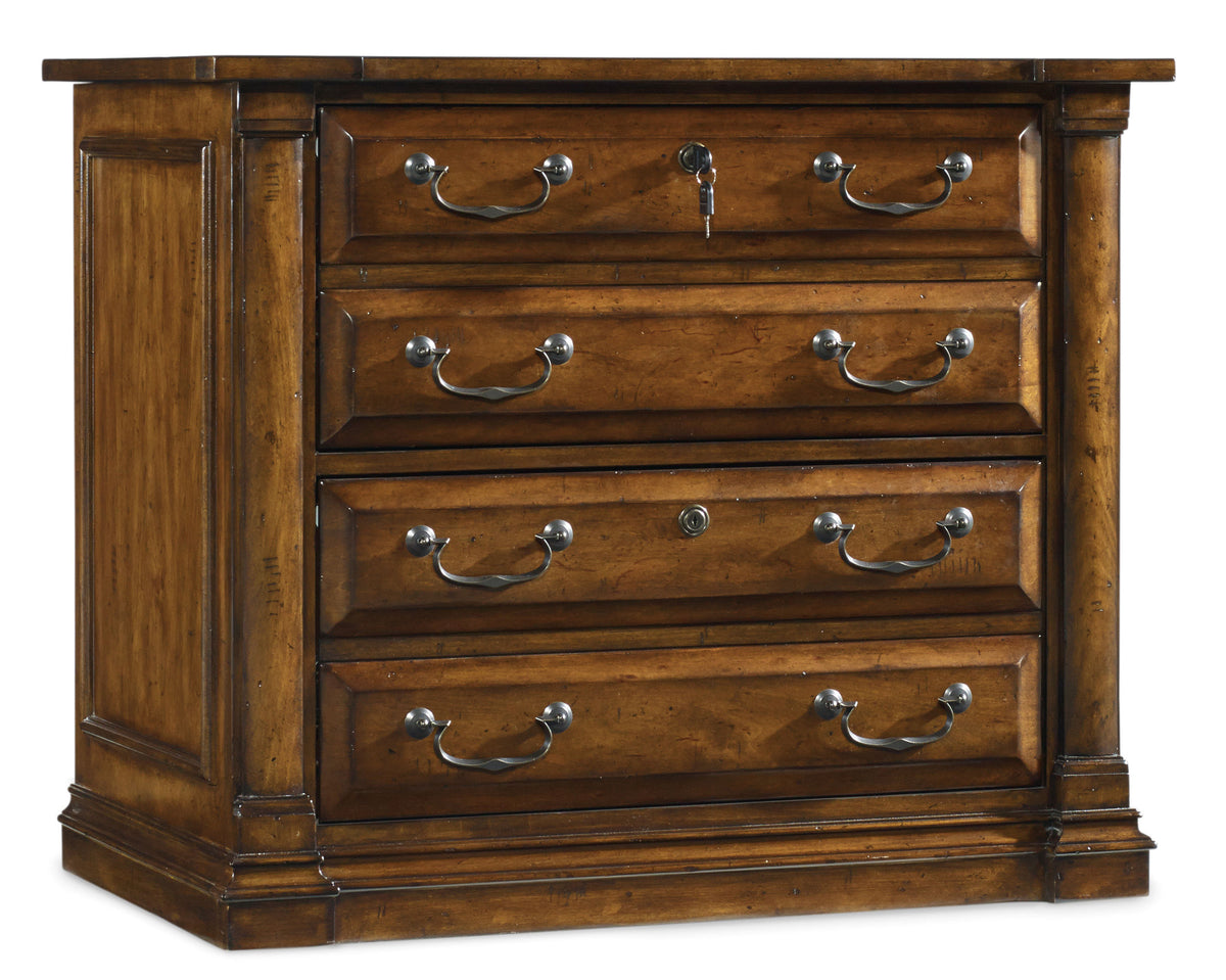 a wooden chest of drawers