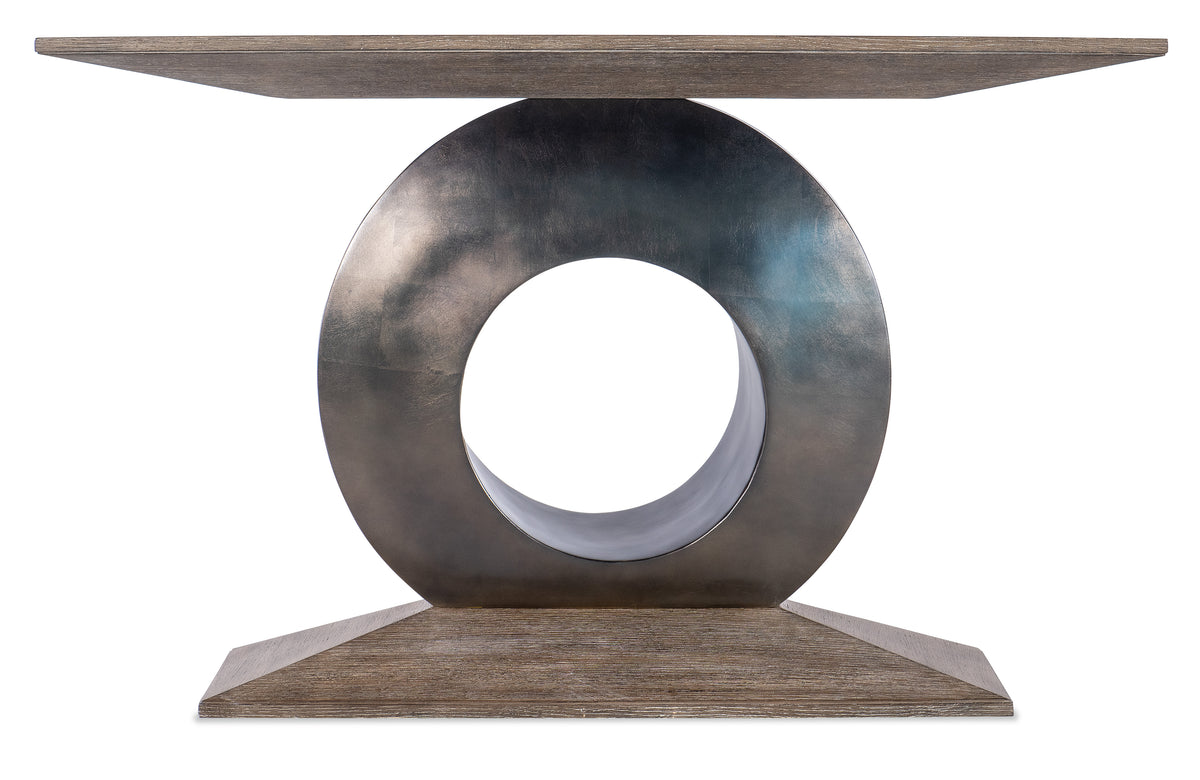 a metal object with a circle