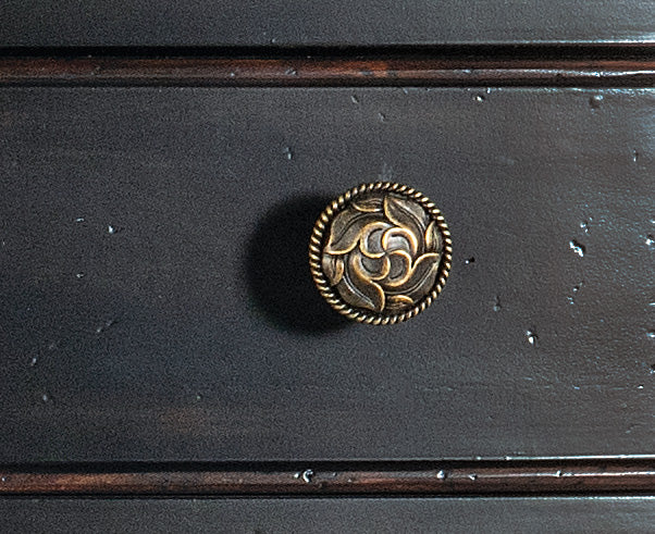 a knob on a drawer