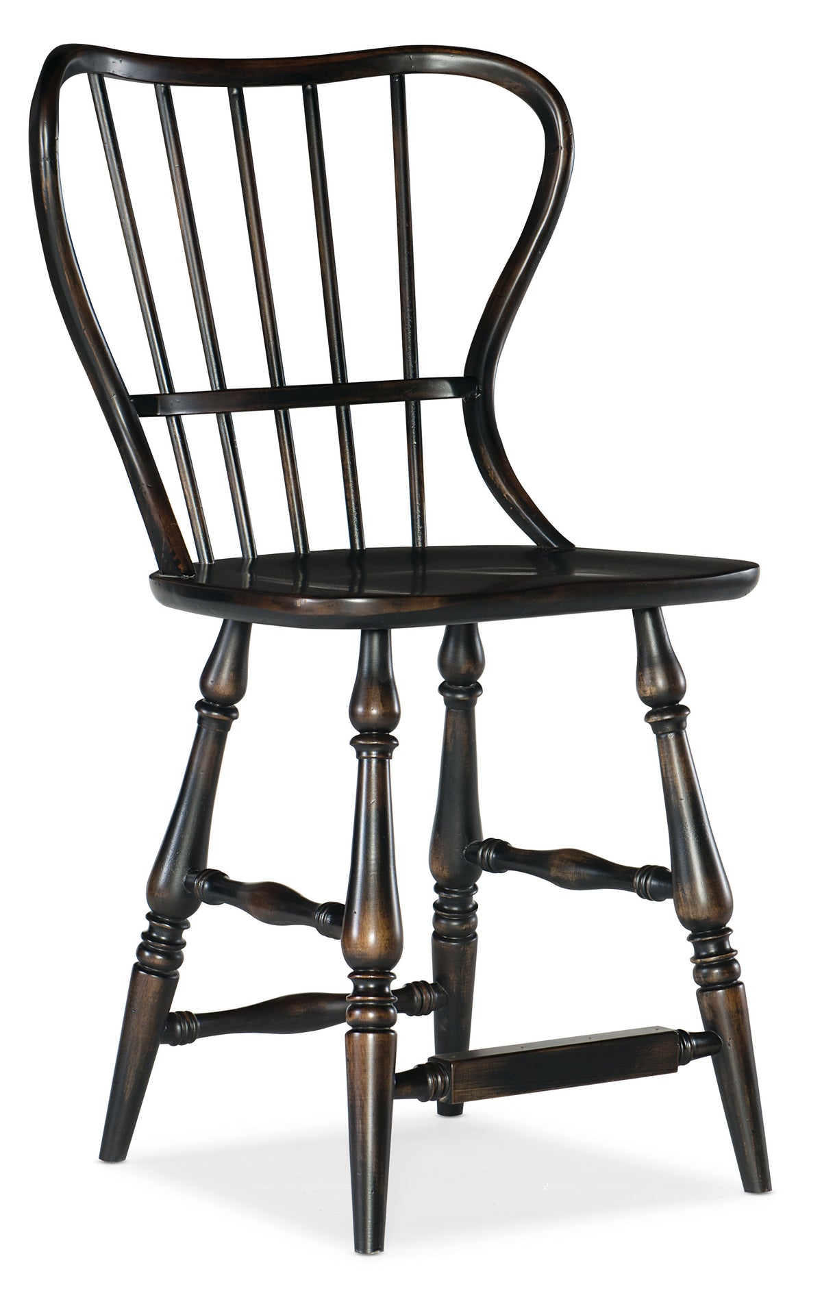 a wooden chair with a white background
