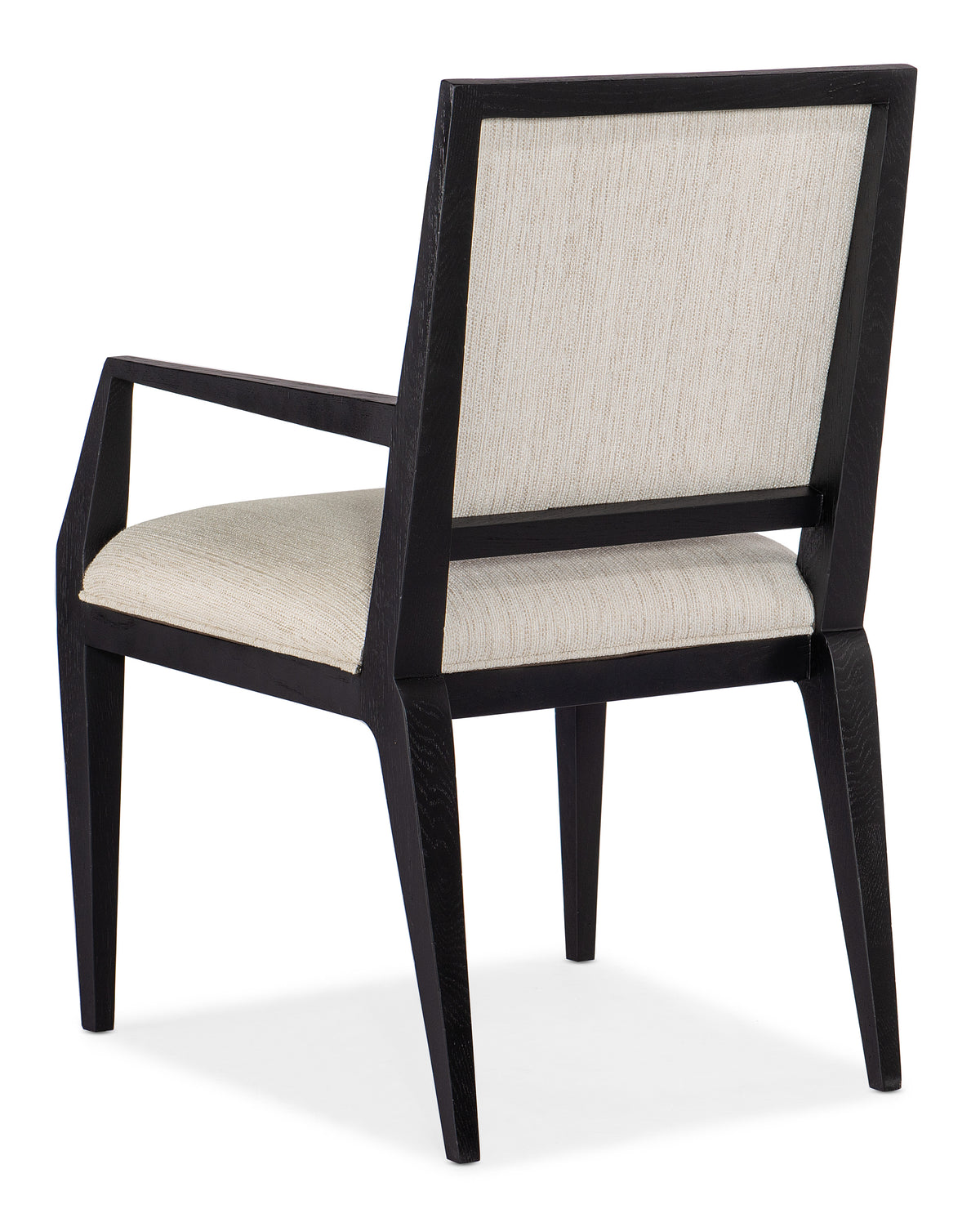a chair with a white cushion