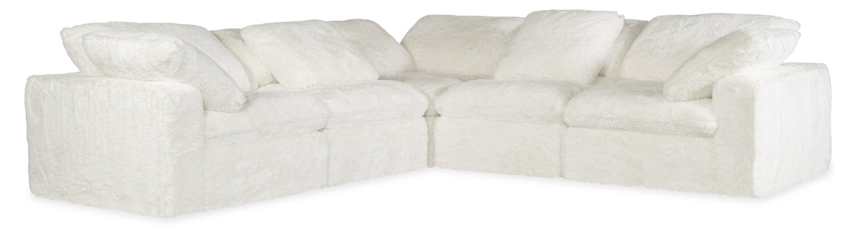 a white couch with a white background