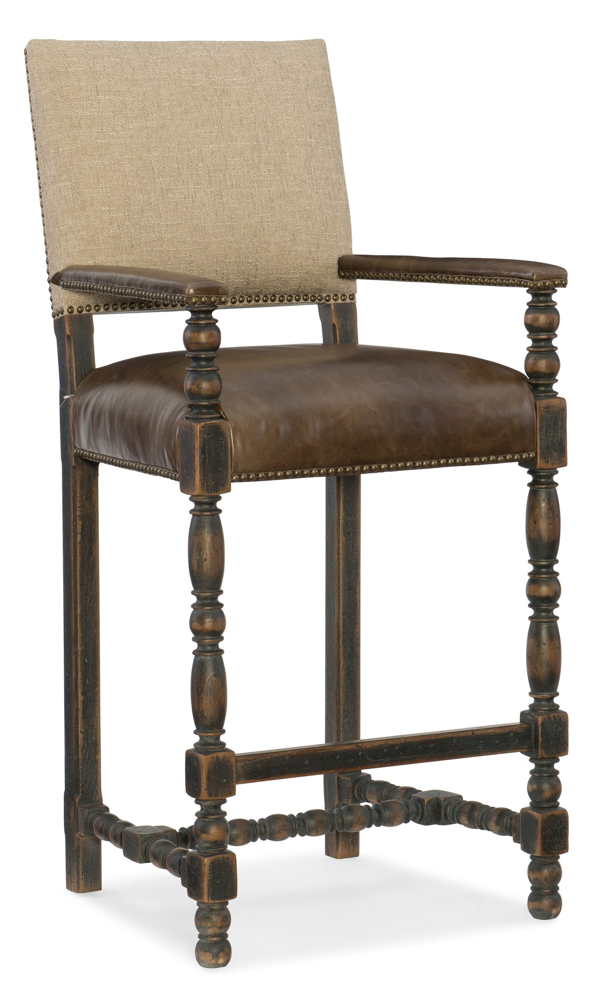 a chair with a cushion