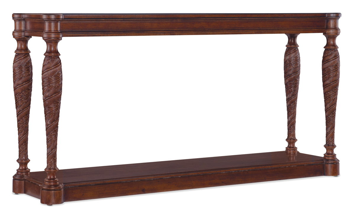 a wooden rectangular object with a carved leg
