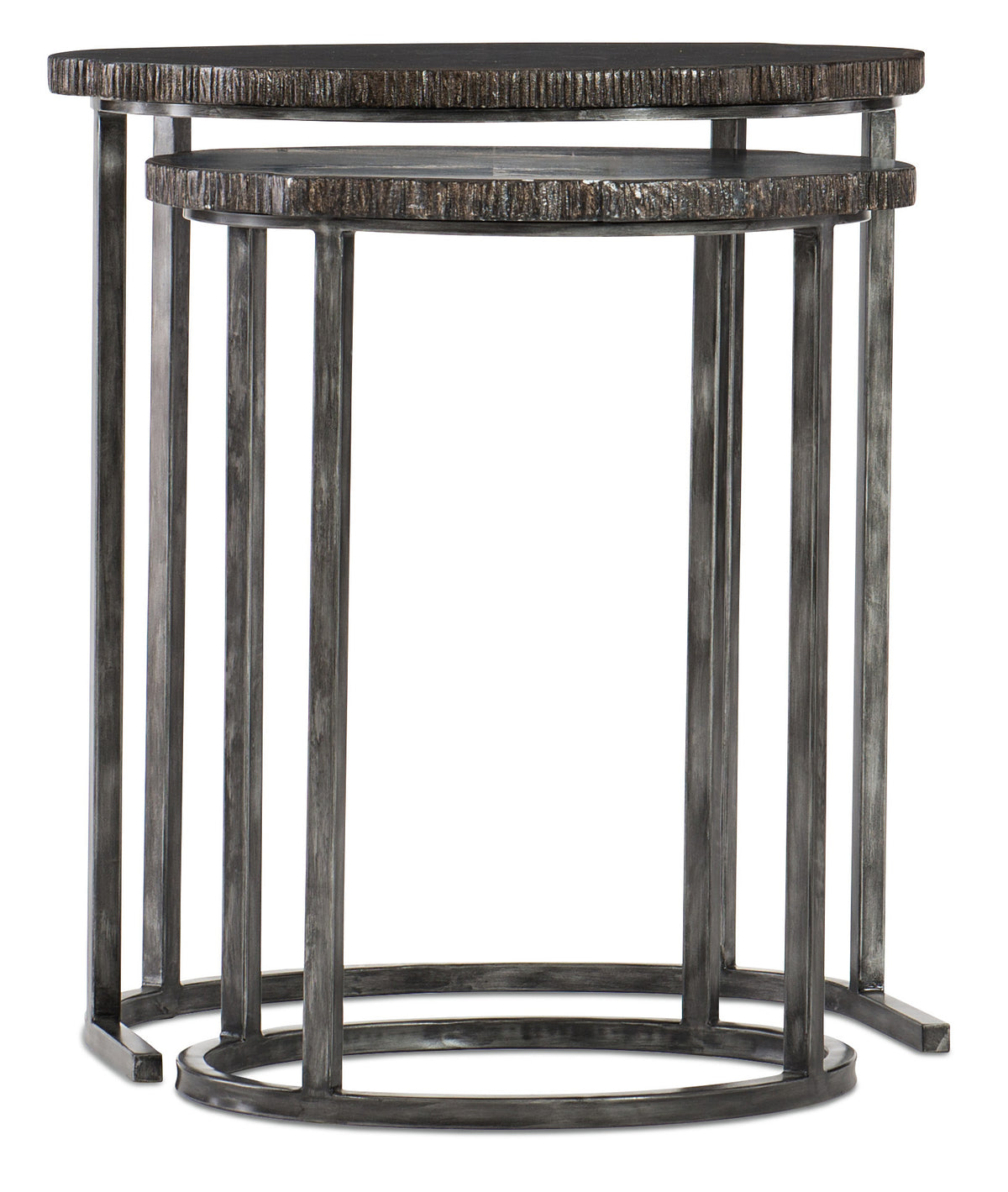 a group of round tables