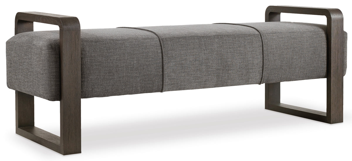 a grey rectangular object with a white background