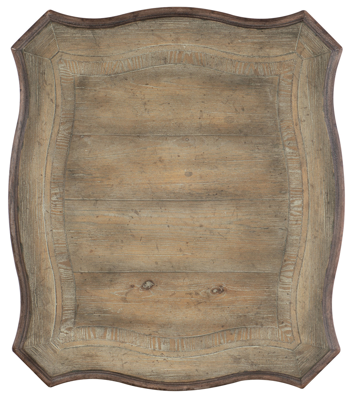 a wood board with a carved border