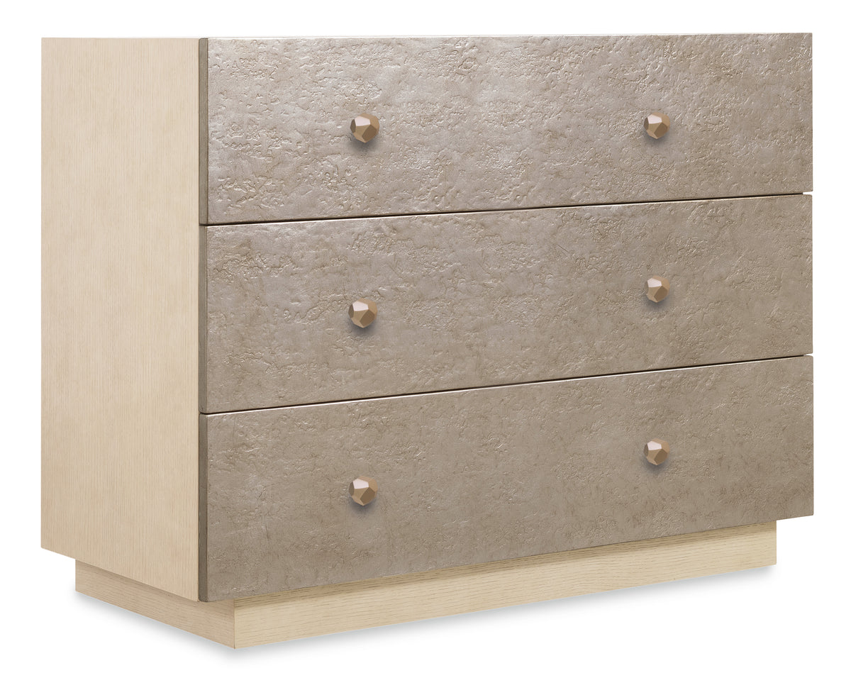 a dresser with drawers on it